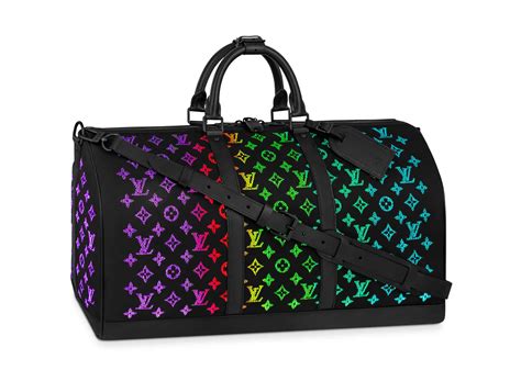 louis vuitton bag lights|Louis Vuitton Keepall LED Monogram 50 Black .